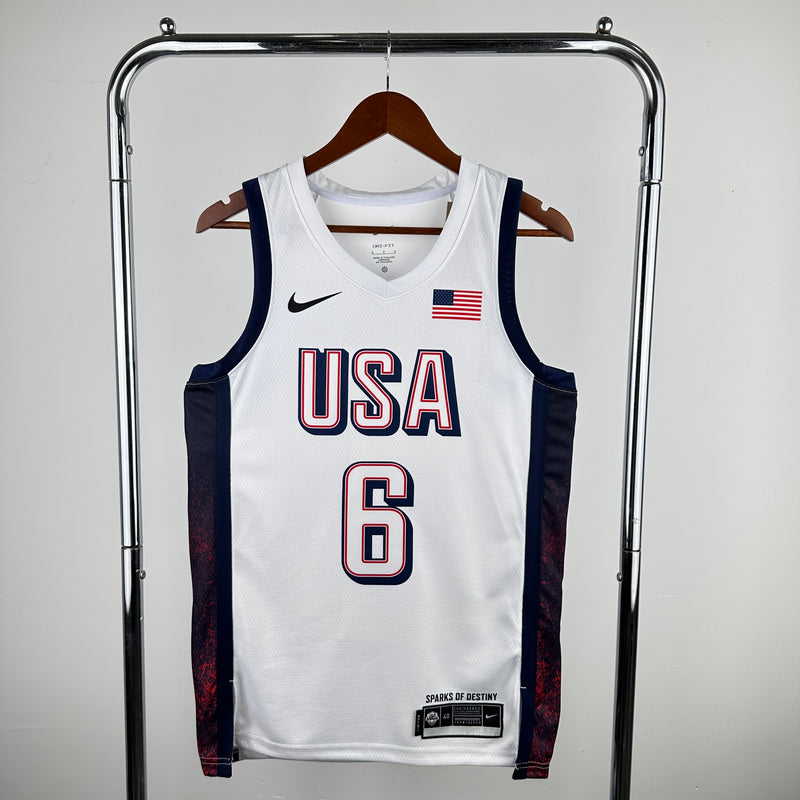 Jersey Olímpiadas - Dream Team Estados Unidos 2024 - Branco