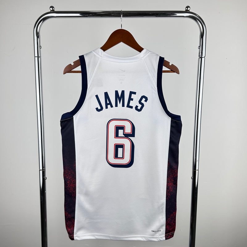 Jersey Olímpiadas - Dream Team Estados Unidos 2024 - Branco